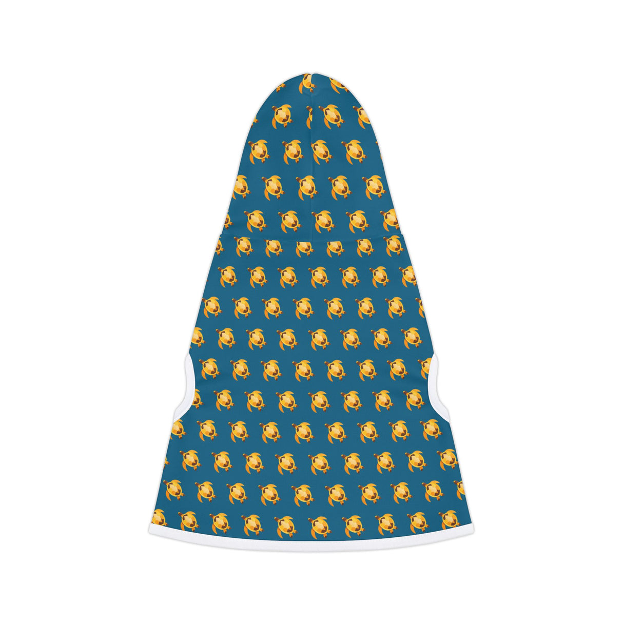 Blue and Yellow Sea Turtle Pet Hoodie