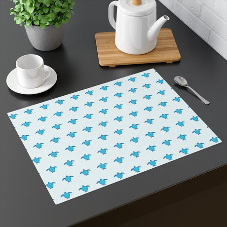 Light Blue Sea Turtle Pattern Placemat