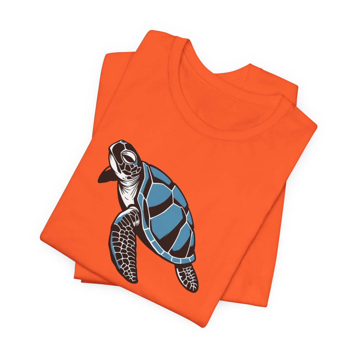 Blue Comic Print Sea Turtle Graphic Tee - 7 Colors