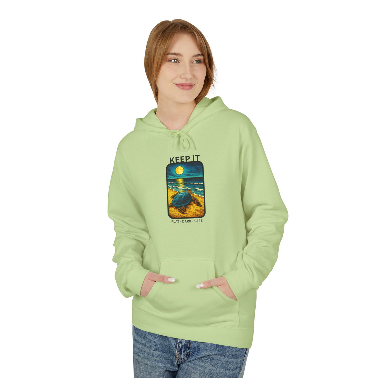 Keep It Flat Dark Safe Sea Turtle Hoodie - 7 Colors