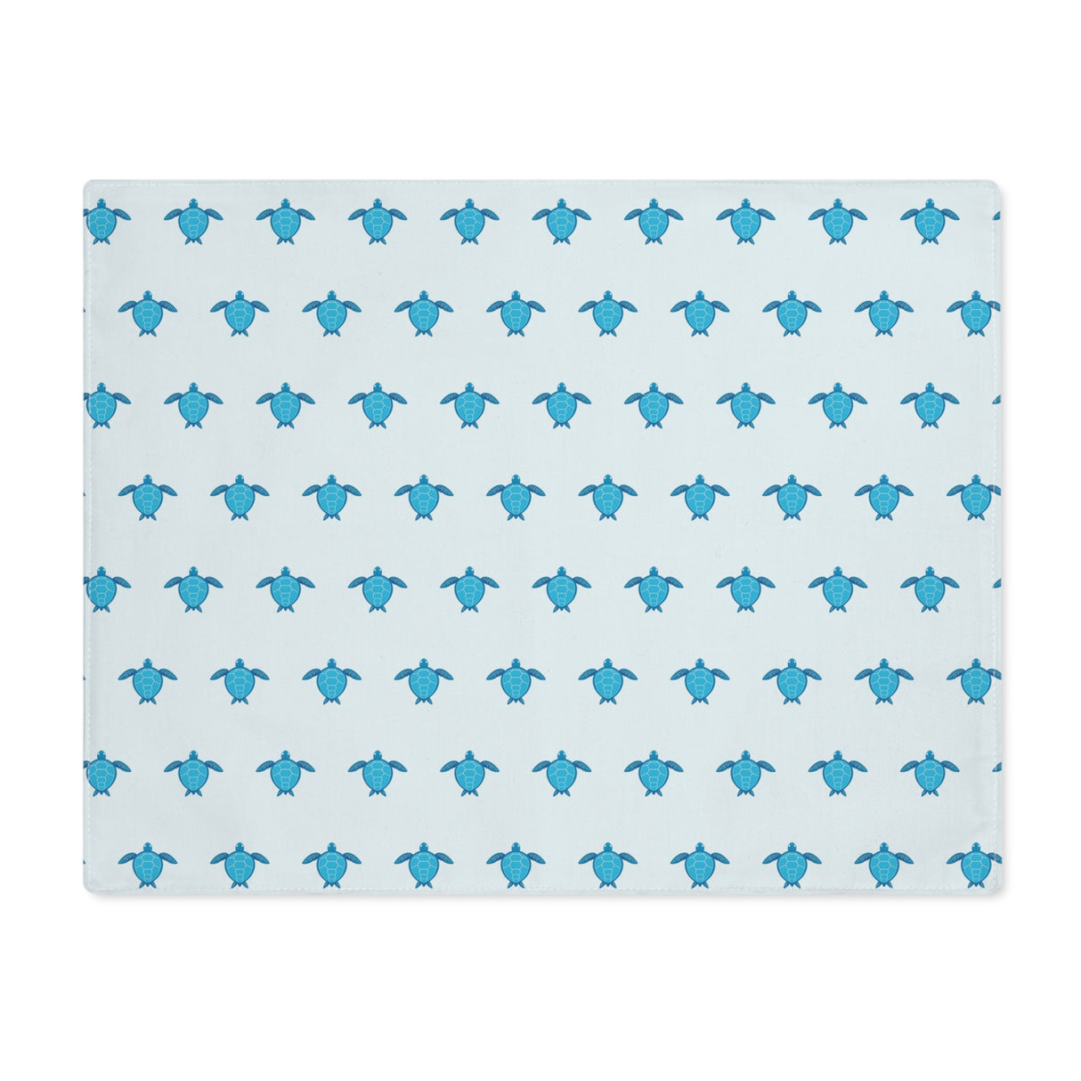 Light Blue Sea Turtle Pattern Placemat
