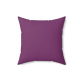 Purple Momchrome Sea Turtle Pillow, Faux Suede Pillow - 4 sizes