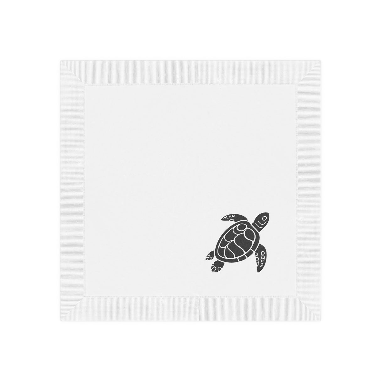 Black Island SeaTurtle-Themed Cocktail Napkins