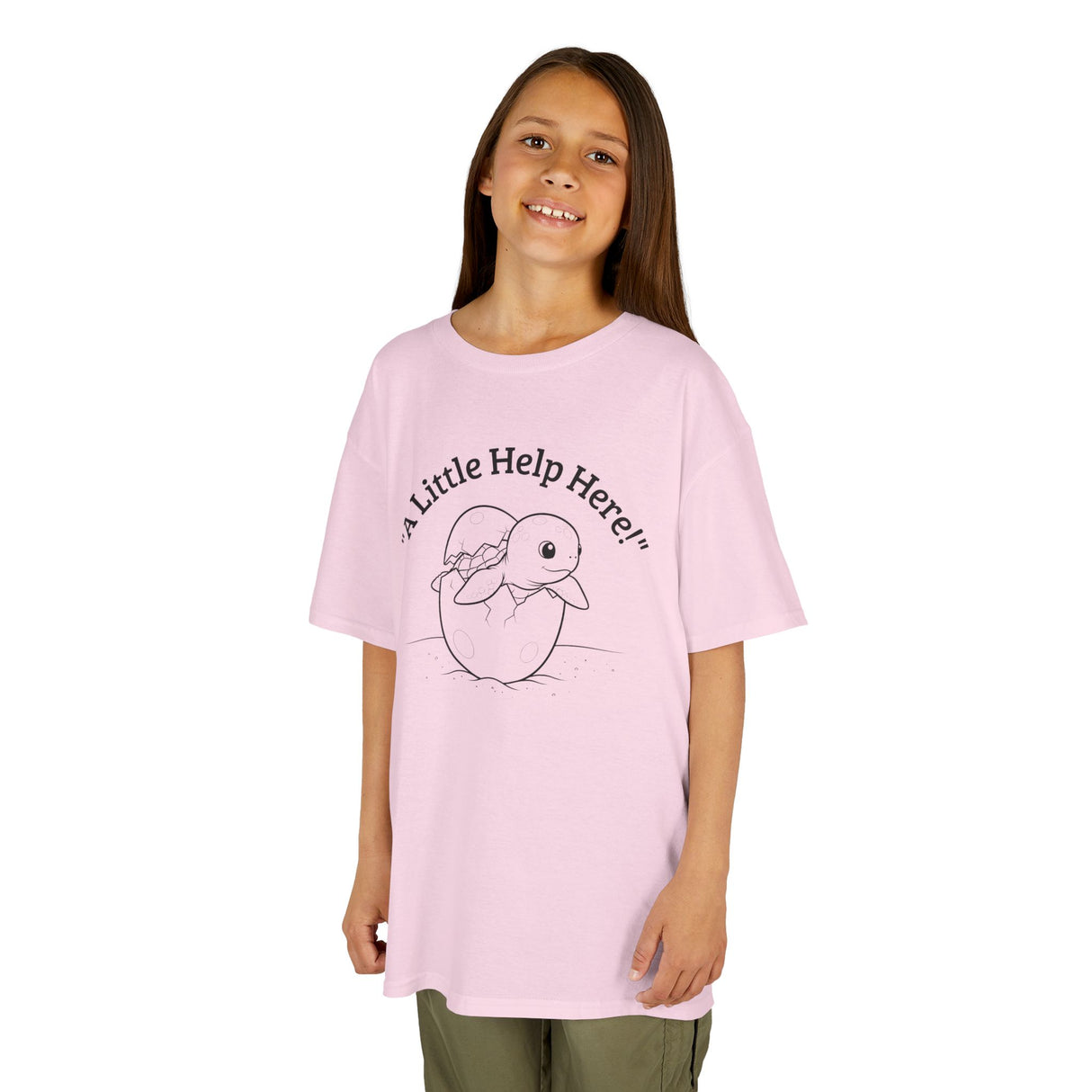 Kids Cute Baby Sea Turtle Hatching Cartoon Tee, Kids T-Shirt, Sea Turtle Apparel, Animal Lover Shirt, Children's Clothing