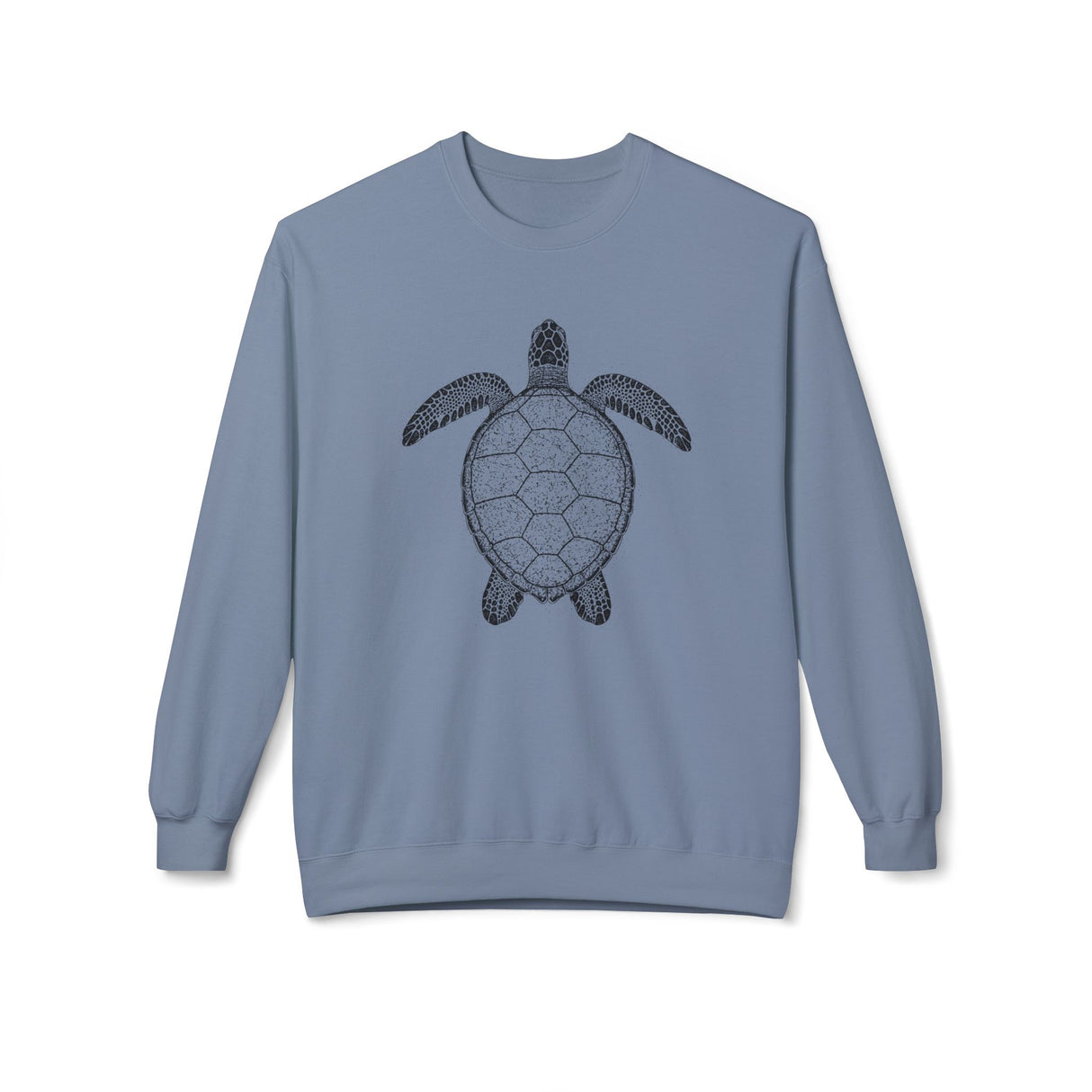 Black Intricate Sea Turtle Sweatshirt - 7 colors