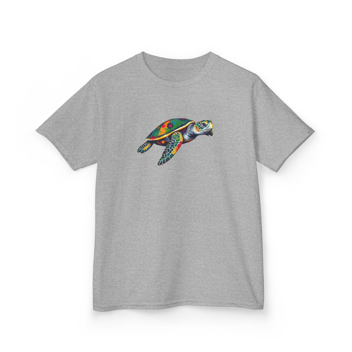 Kids Cute Paint Splat Sea Turtle Tee - 6 colors