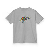 Kids Cute Paint Splat Sea Turtle Tee - 6 colors