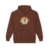 White and Orange Comic Book Art Sea Turtle Hoodie - 5 Colors