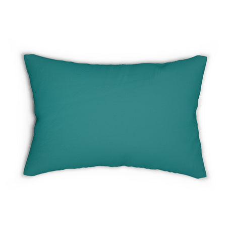 Teal Sea Turtle Lumbar Pillow
