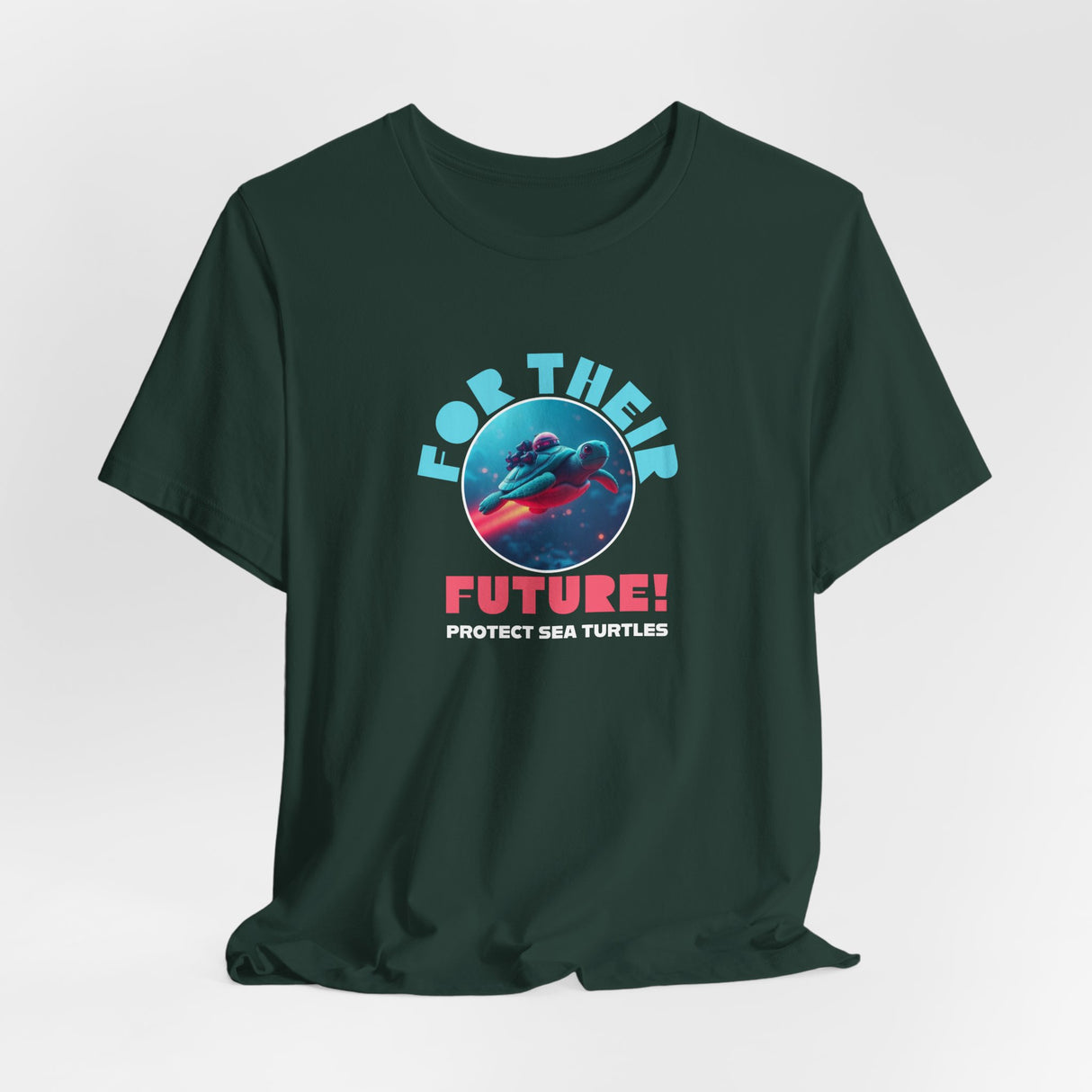 For The Future Space Sea Turtle Tee - 5 Colors Dark