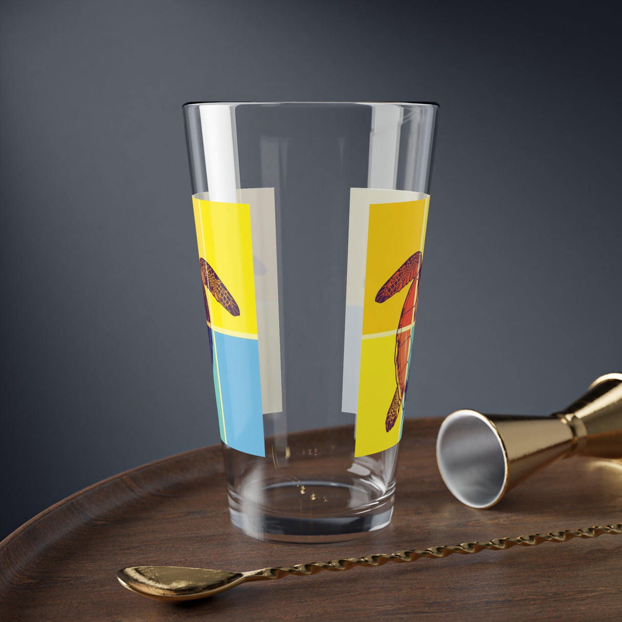 Mod Art Sea Turtle 16oz Drinkware