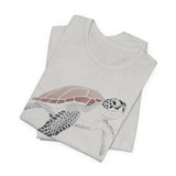 Maroon HalfTone Sea Turtle Graphic Tee - 4 Colors