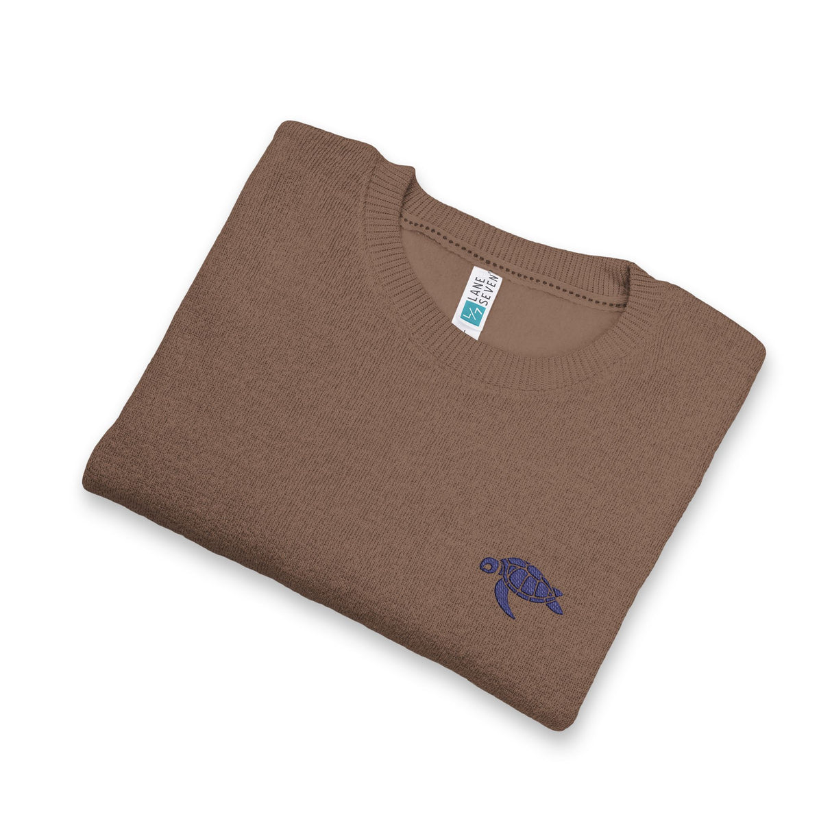 Unisex Blue Sea Turtle Embroidered Crewneck Sweatshirt - 4 colors