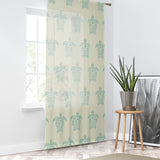 Sea Turtle Tropical Pattern Window Curtain