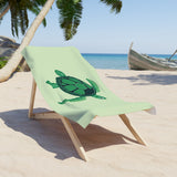 Green Sea Turtle Beach Towel