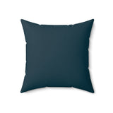 Blue Turtle Boho Sea Turtle Pillow, Faux Suede Pillow, Coastal Home Decor, Boho Accent Cushion, Beach House Accent, Sea Turtle Decor