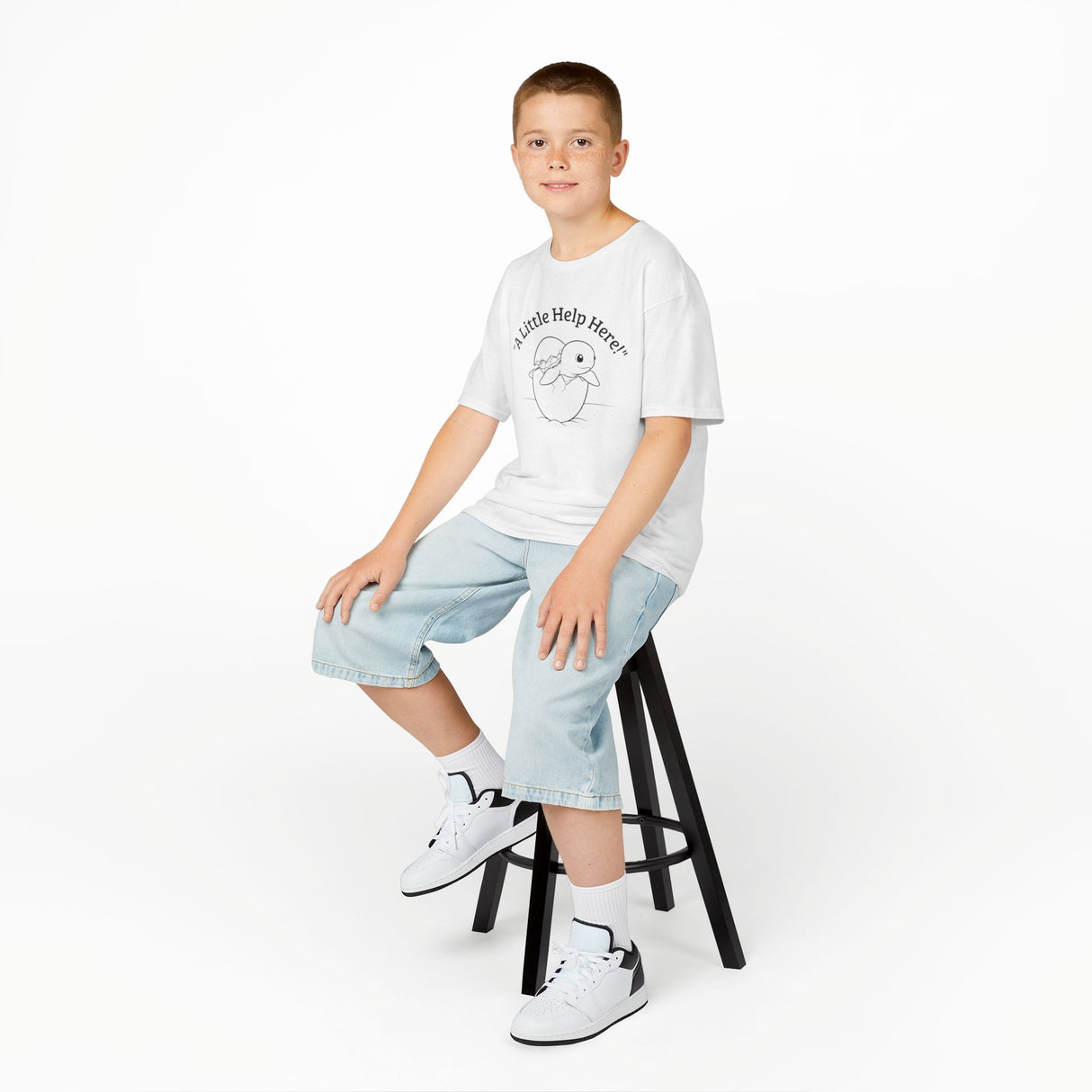 Kids Cute Baby Sea Turtle Hatching Cartoon Tee, Kids T-Shirt, Sea Turtle Apparel, Animal Lover Shirt, Children's Clothing
