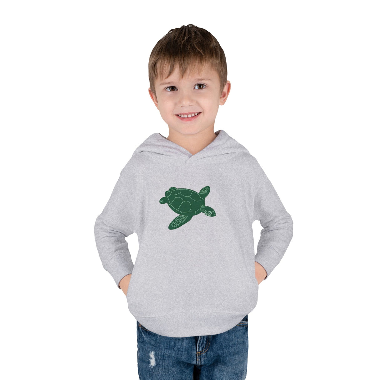 Toddler Gliding Sea Turtle Hooded Sweatshirt - 4 Colors