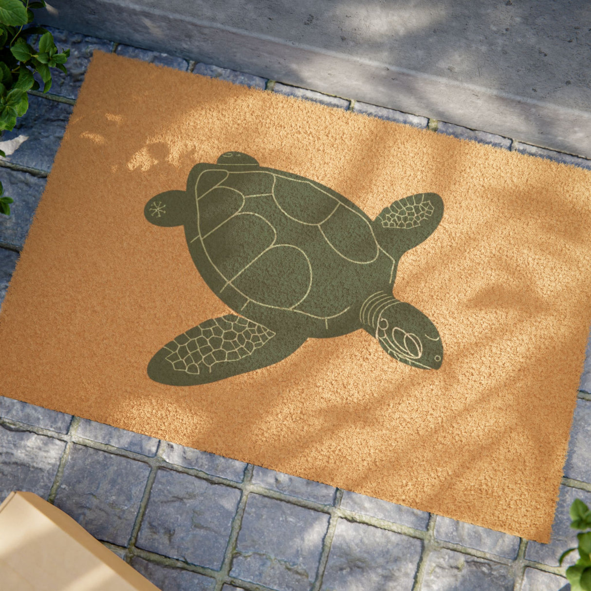 Gliding Sea Turtle Doormat