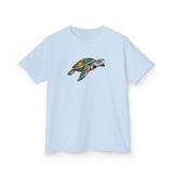 Kids Cute Paint Splat Sea Turtle Tee - 6 colors