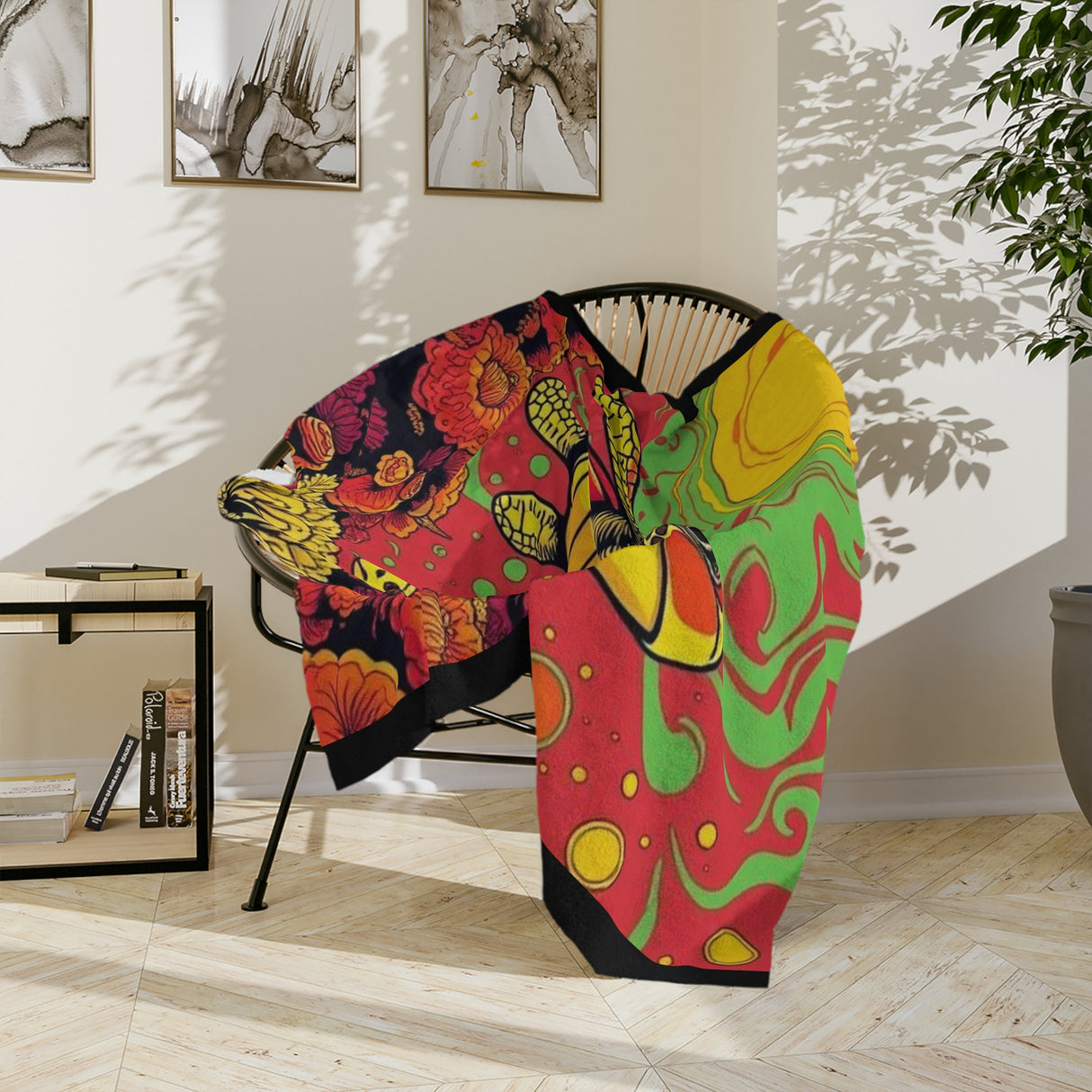 Brilliant Sea Turtle-Themed Velveteen Microfiber Blanket - 3 Sizes