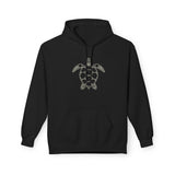 Detailed Circle Graphic Sea Turtle Hoodie - Comfy Sweatshirt - 5 Colors