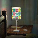 Colorful Turtle Table Lamp, Nightstand Light, Sea Life Decor, Beach House Accent, Kid's Room Lighting