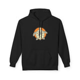 White and Orange Comic Book Art Sea Turtle Hoodie - 5 Colors