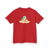 Kids Cute Baby Sea Turtle Sand Castle Cartoon Tee - 8 colors