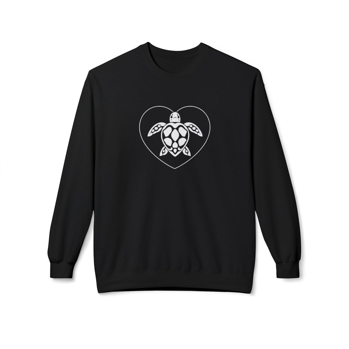 White Heart Sea Turtle Sweatshirt - 7 colors