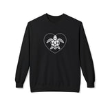 White Heart Sea Turtle Sweatshirt - 7 colors