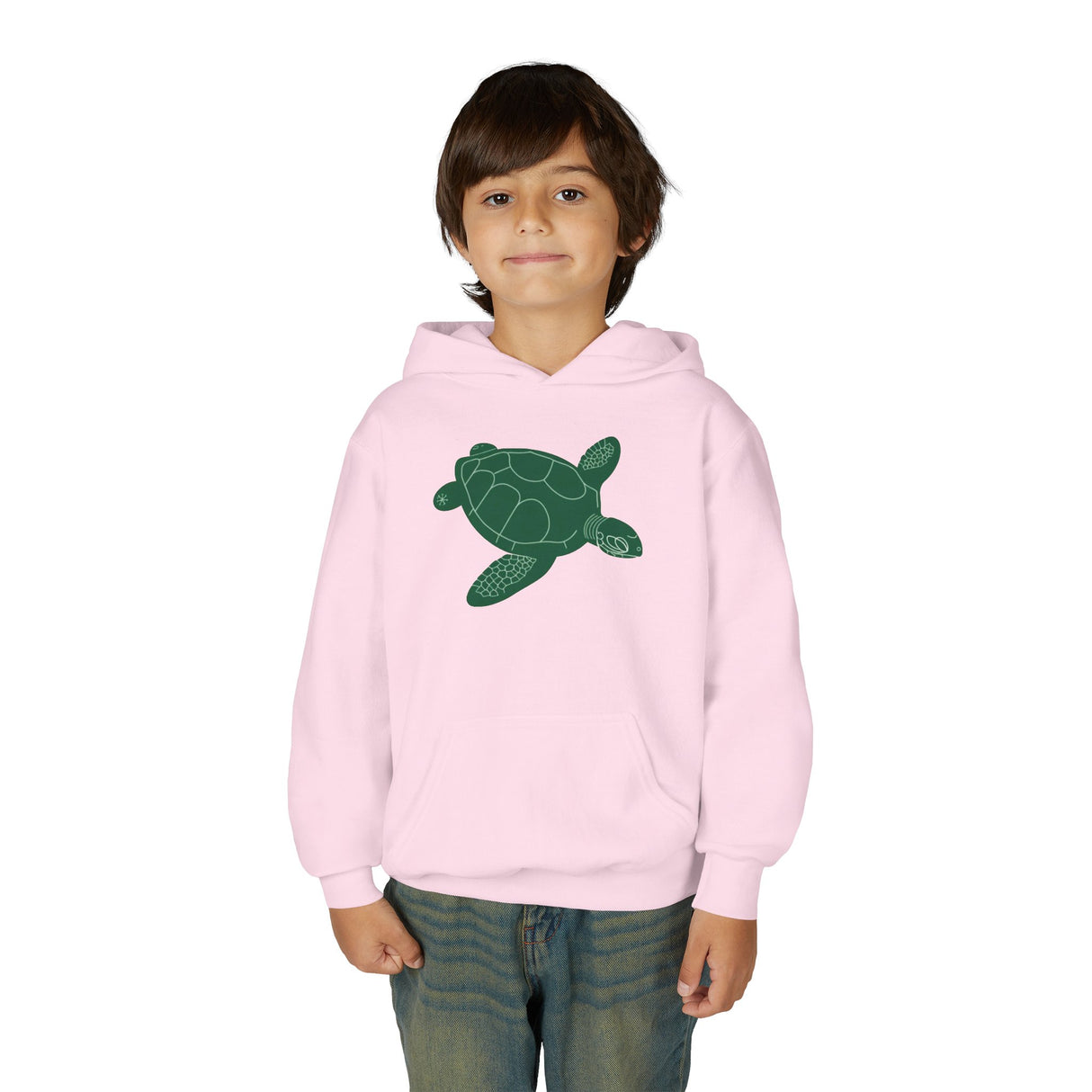 Youth Gliding Green Sea Turtle Hoodie - 4 Colors