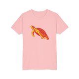 Red and Yellow Sea Turtle Youth Tee - 6 colors