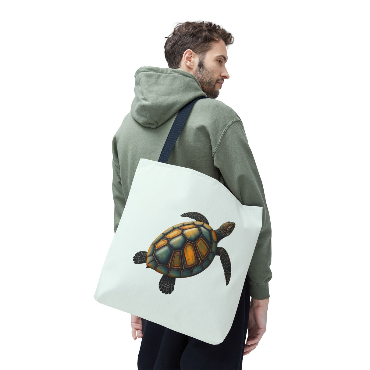 Oil Art Sea Turtle Tote Bag - 3 sizes