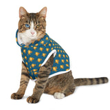 Blue and Yellow Sea Turtle Pet Hoodie
