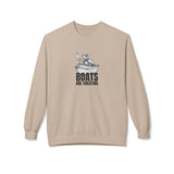 Boats Are Cheating Comic Sea Turtle Sweatshirt - 6 colors