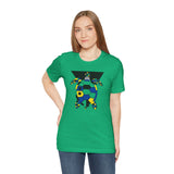 Bauhaus Blue Yellow Black Sea Turtle Graphic Tee - 5 Colors