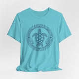 Tropical Sea Turtle Graphic Tee - Eco-Friendly Unisex T-Shirt, Nature Lover Gift, Beachwear, Summer Outfit, Conservation Awareness - 6 Colors