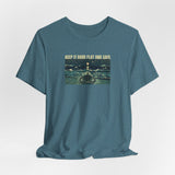 Keep It Dark Flat Safe Ink Art Sea Turtle Tee - 5 Colors Dark