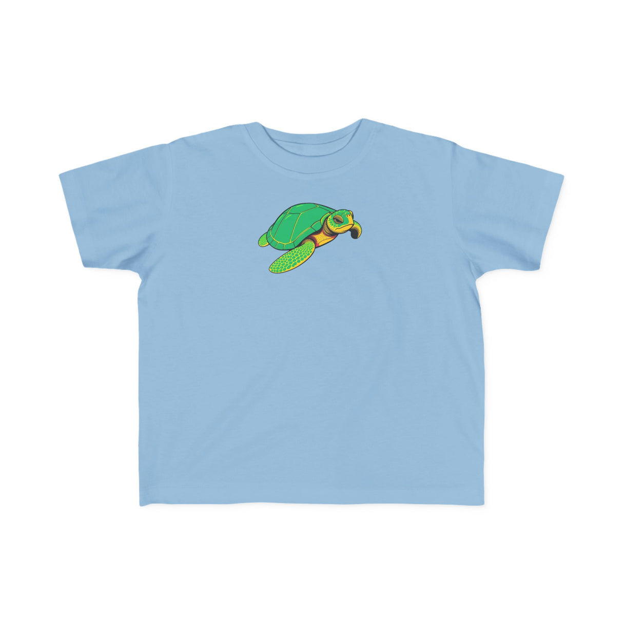 Toddler Cartoon Sea Turtle Tee - 10 colors