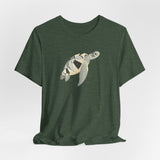 White and Gray Collage Sea Turtle Tee - 6 colors