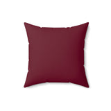 Red Turtle Pattern Faux Suede Pillow, Coastal Home Decor, Boho Accent Cushion, Beach House Accent, Sea Turtle Decor