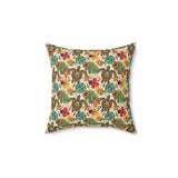Tropical Pattern Sea Turtle Faux Suede Pillow - 4 sizes