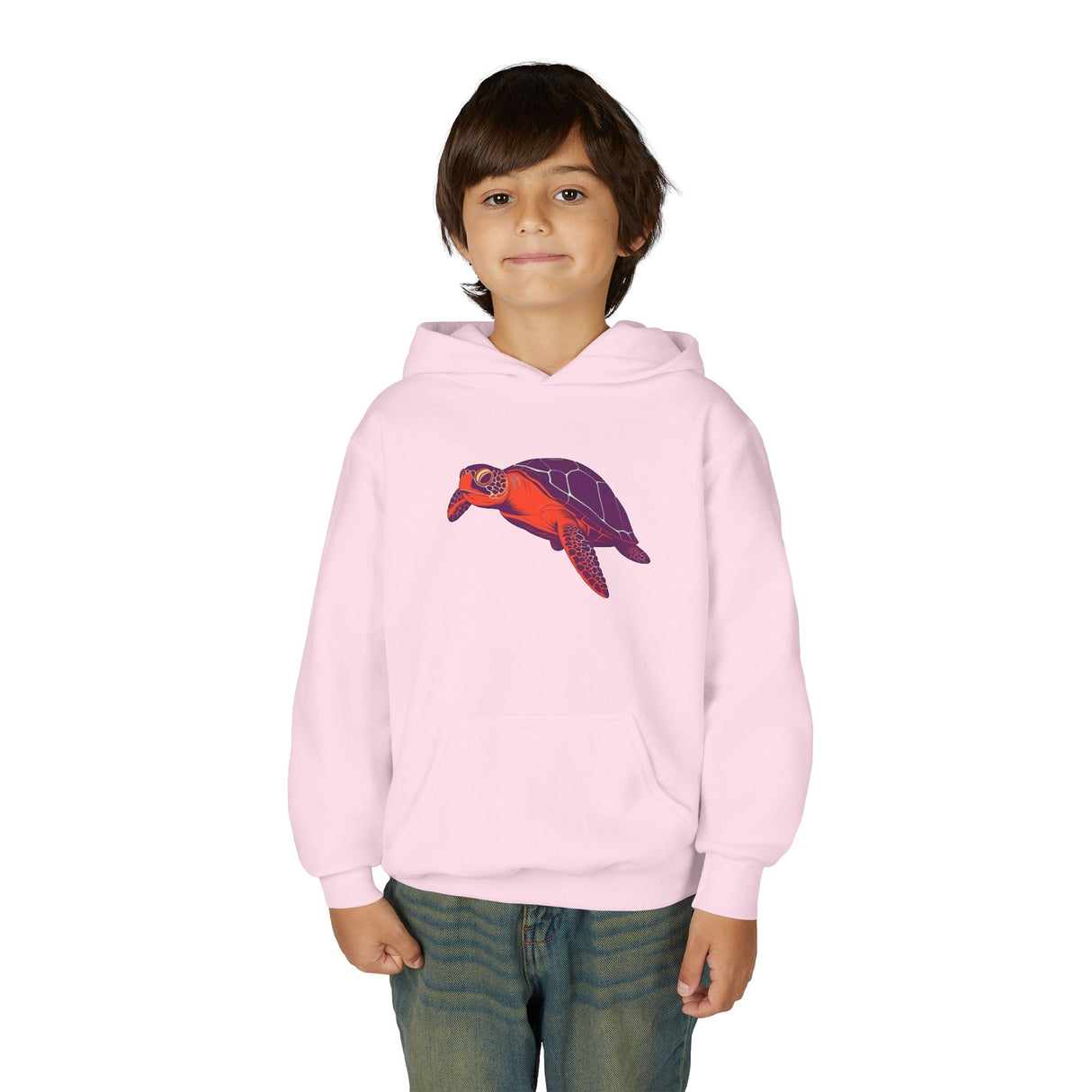 Youth Purple and Orange Sea Turtle Hoodie - 4 Colors