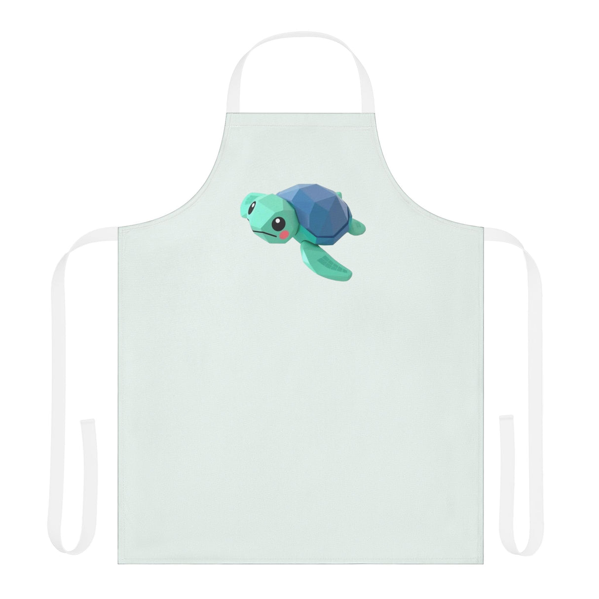 Sea Foam Digi Graphic Baby Sea Turtle Apron - Colorful Kitchen Gift