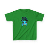 Kids Cute Baby Sea Turtle Blue Cartoon Tee - 7 colors