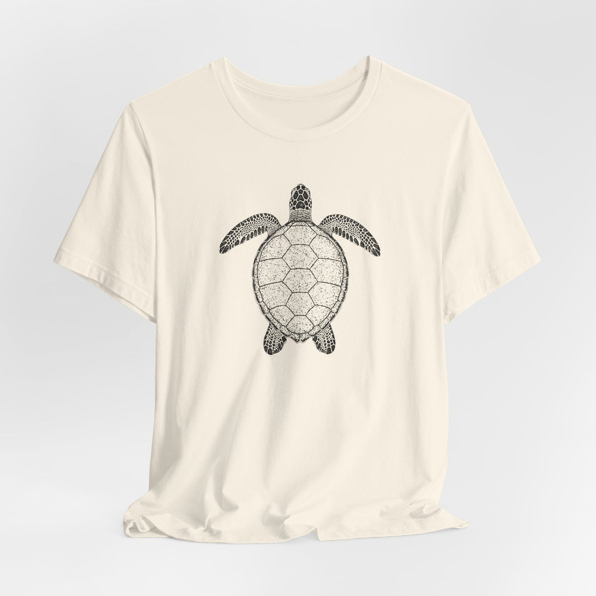 Intricate Black Ink Sea Turtle Graphic Tee - 7 Colors