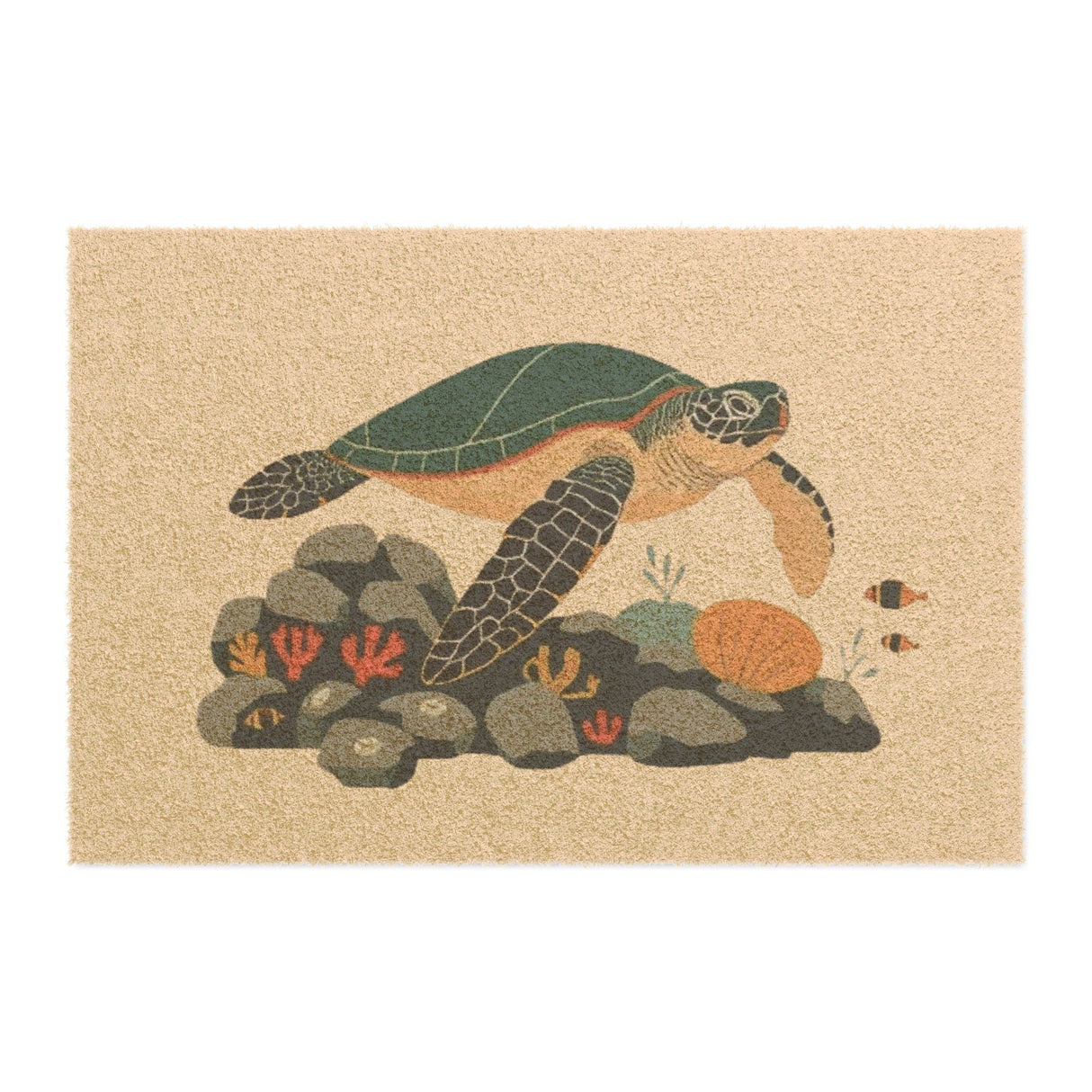 Floating Sea Turtle Doormat