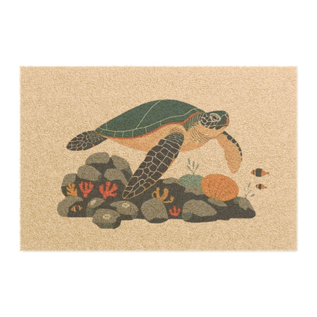 Floating Sea Turtle Doormat