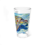 Oil Paint Sea Turtle 16oz Drinkware